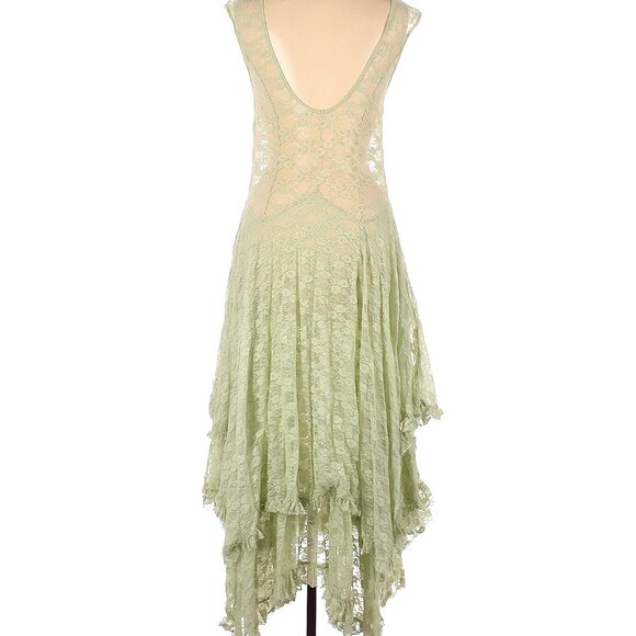 Free People French Courtship Slip Dress, Lace, Large - Picture 3 of 3